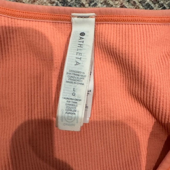Athleta Cropped Ribbed Tank - Picture 3 of 4